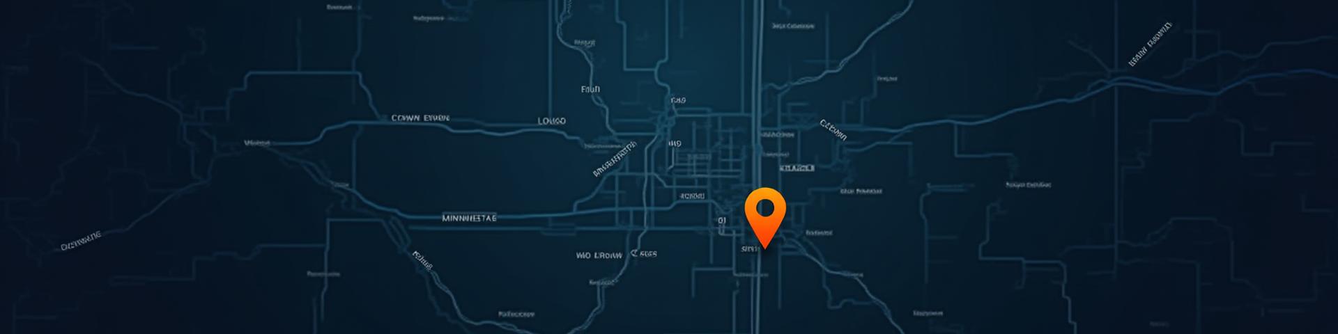 Map Map showing Jimenez Trucking in Kasson MN
