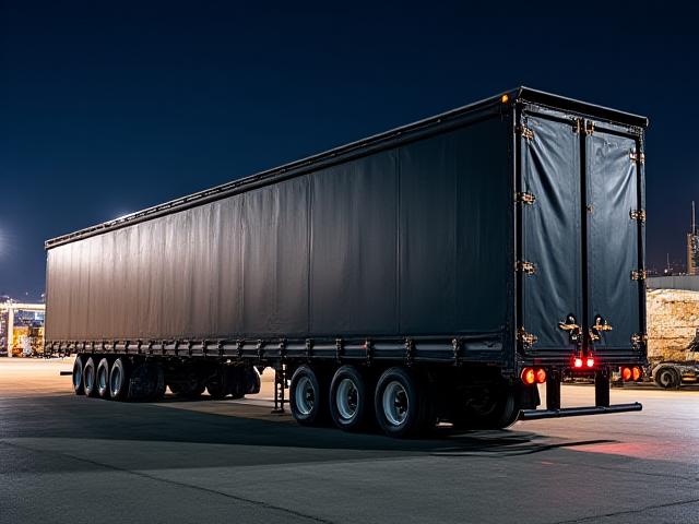 Conestoga trailer with rolling tarp system